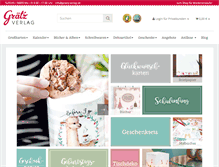 Tablet Screenshot of graetz-verlag.de